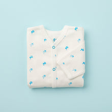 Load image into Gallery viewer, Baby Romper Blue Storks
