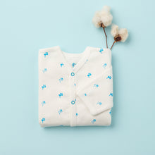 Load image into Gallery viewer, Baby Romper Blue Storks
