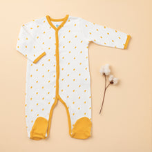 Load image into Gallery viewer, Baby Romper with Yellow Chicks
