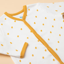 Load image into Gallery viewer, Baby Romper with Yellow Chicks
