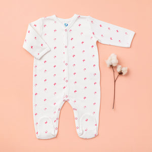 Baby Romper Pink Storks